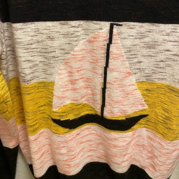 Anthropologie Sailboat Striped Sweater Size Small - Picture 8 of 11
